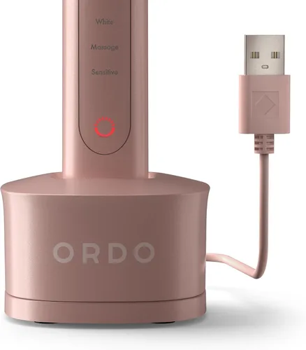 Vista 3 de ORDO Cepillo de dientes eléctrico Sonic+ para adultos, tecnología inteligente avanzada, 4 modos de cepillado, recarga rápida, cepillos de dientes