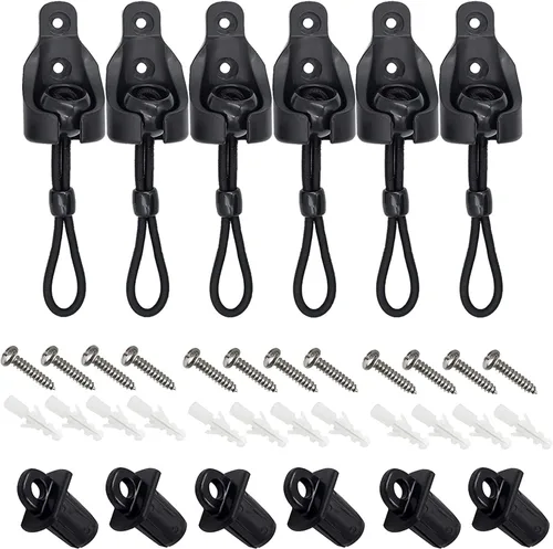 Vista 15 de Kit elástico de 3 piezas, reemplazo general de puerta enrollable para exteriores/puerta de persiana enrollable interior (beige)