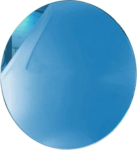 Vista 4 de Marketing Holders Círculos redondos de acrílico de 4 pulgadas, transparente y plano para manualidades, pared, más seguro, ligero, plástico, centro