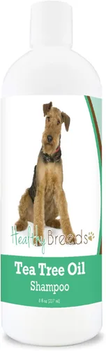Vista 104 de Healthy Breeds Chow Chow Champú de aceite de árbol de té, formulado para pieles secas e irritadas, reduce la caspa, aroma de gaulteria, 8 onzas