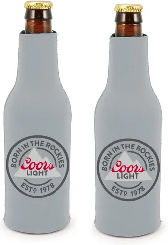 Vista 12 de Kolder Juego de funda aislante de cerveza con licencia para bebidas refrescantes de cerveza y juego de botellas (Bud Light Dilly Dilly)