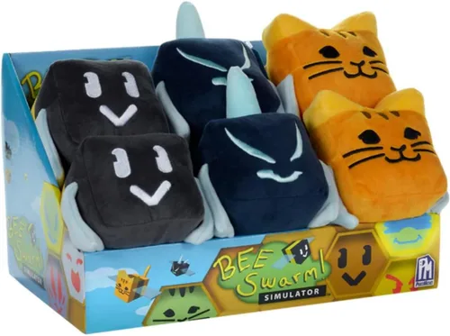 Vista 4 de Bee Swarm - Juguete de peluche coleccionable - Peluche de abeja viciosa de 35 pulgadas serie 1