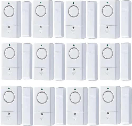 Vista 11 de Sensor de alarma de puerta, alarma para puertas al abrir, alarma de puerta de ventana de 120 DB, alarmas de puerta para seguridad de los niños