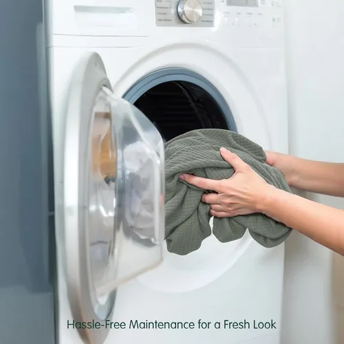 Vista 85 de CHUN YI Fundas para sofá de 7 piezas, lavables, fundas elásticas para sofá de 3 cojines con respaldo y fundas de cojín separados, protector