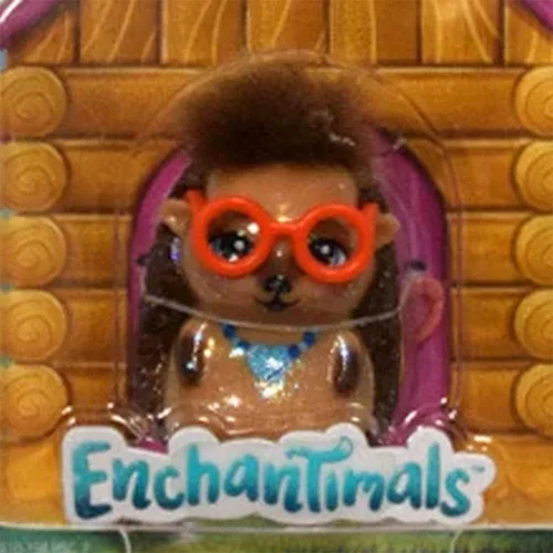 Vista 5 de Enchantimals Figura de erizo de puntero del bosque de la amistad - GLH41 ~ Hixbie Hedgehog's Bestie