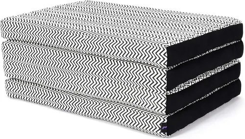 Vista 17 de Leewadee Colchón triple estándar – Cómoda almohadilla de masaje tailandés, colchón plegable relleno de kapok, perfecto para usar como colchoneta