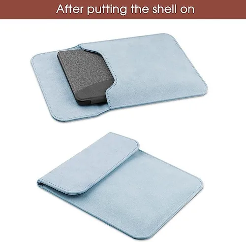 Vista 6 de Funda universal para lector de libros electrónicos de 7 pulgadas, compatible con Oasis 2019 y 2017 Kobo Libra 2 E-Reader y Pocketbook Era, funda