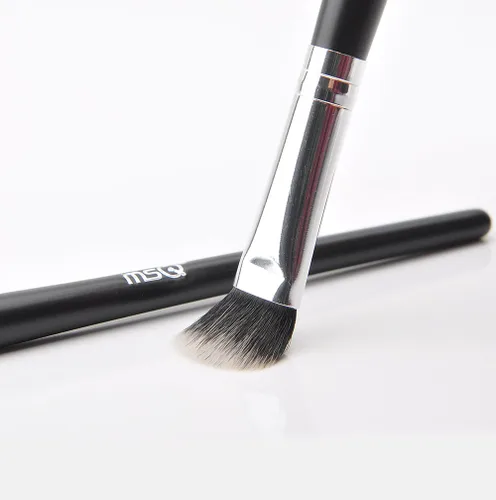 Vista 8 de MSQ Juego de brochas de sombra de ojos, 20 piezas, brochas de maquillaje, brochas de mezcla para sombra de ojos, delineador de ojos, cepillo