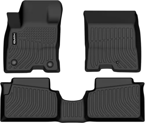 Vista 35 de HAFIDI® - Tapetes para auto con almacenamiento debajo del asiento, para todo clima, antideslizantes, de elastómero termoplástico, para la primera