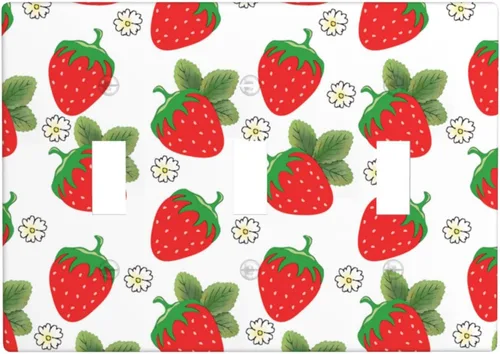 Vista 85 de Placa decorativa de pared eléctrica decorativa con bandera estadounidense, escopeta de doble palanca, placa de cubierta de interruptor de luz de 2