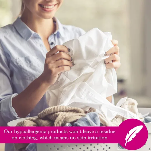 Vista 5 de FOREVER NEW Delicado detergente líquido hipoalergénico para ropa – 6 – 8 cargas grandes – Detergente de lavado suave para seda, cachemira, brasier