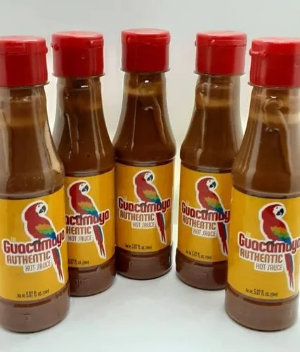 GUACAMAYA Auténtica Salsa Picante, 5 fl oz (paquete de 5 botellas)