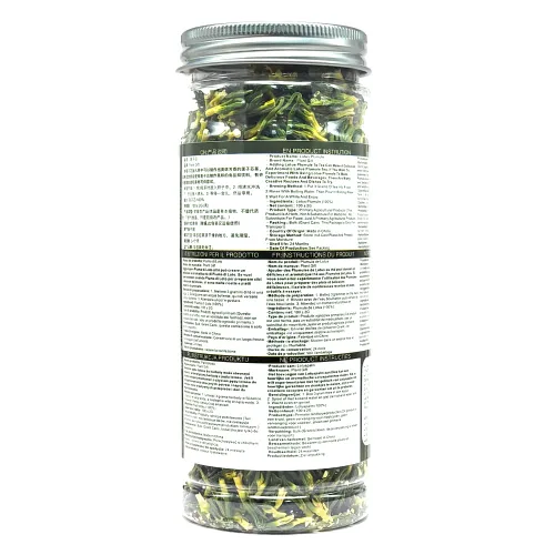 Vista 2 de Plant Gift Plúcula de loto secado, hierbas secas a granel con núcleo de loto, té saludable y núcleo de semilla de loto Wild Nature, corazón de loto