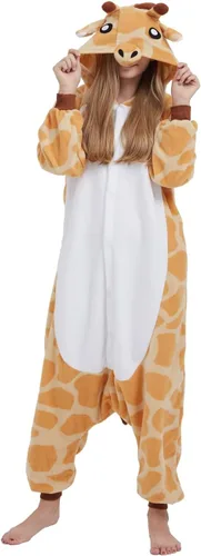 Vista 12 de SimZoo Pijama de animal para adultos, disfraz de una sola pieza para Bate