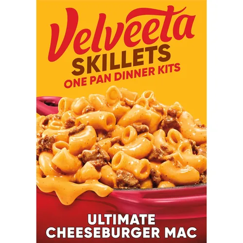 Vista 13 de Velveeta Skillets - Kit de cena de pollo y brócoli en una sartén, caja de 13.6 onzas