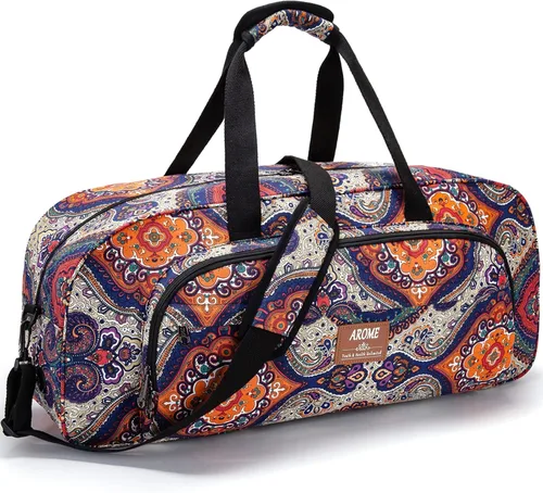 AROME Bolsa para esterilla de yoga para mujeres y hombres, bolsa de yoga grande de lona para 1/4 pulgadas, 1/3 pulgadas, 2/5 pulgadas, 1/2 pulgadas,