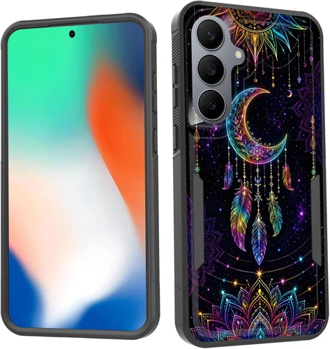 Vista 163 de Funda para Galaxy S26 FE, doble capa, protección contra caídas de grado militar de 10 pies, antideslizante, resistente a prueba de golpes, para Cruz