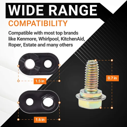 Vista 2 de BlueStars 4318165 - Kit de leva para cierrapuertas de refrigerador mejorado – Compatible con refrigeradores Whirlpool Kenmore KitchenAid Roper