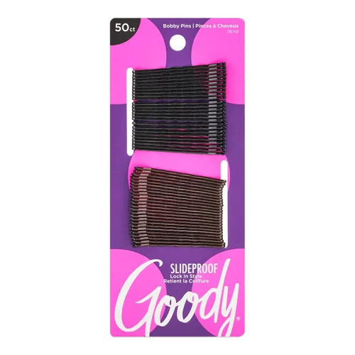 Vista 5 de Horquillas Goody Styling Essentials, negro, 2 pulgadas, 60 unidades (paquete de 6)