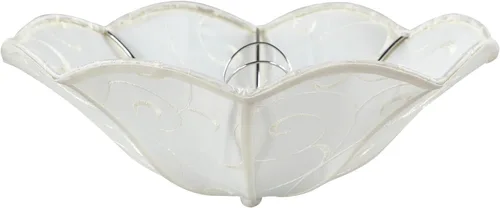 Vista 11 de Aspen Creative 39004A - Pantalla de techo con clip, diseño de transición en albaricoque, 13 pulgadas de diámetro x 5 pulgadas de alto