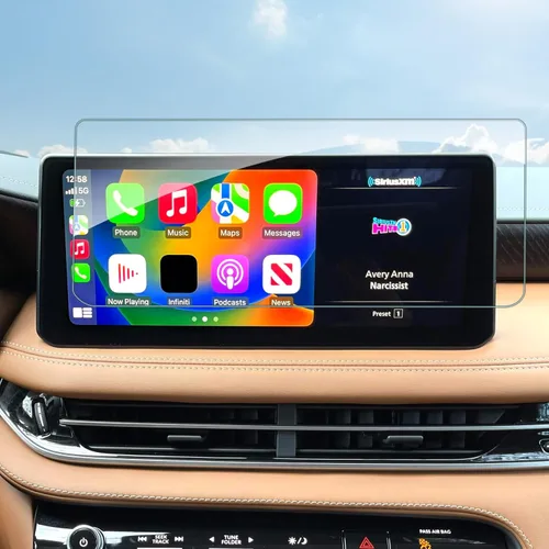 SHAOHAO Protector de pantalla para Infiniti QX60 2024 para Infiniti QX60 2022 2023 2024 Accesorios (puro, lujoso, sensorial, autógrafo) Pantalla