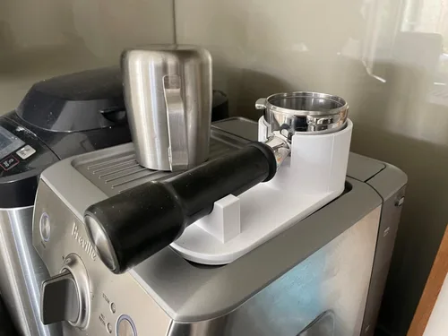 Vista 5 de Breville/Sage Barista Express/Pro/Touch Tamping Station 2.126 in Tamperstation (negro)