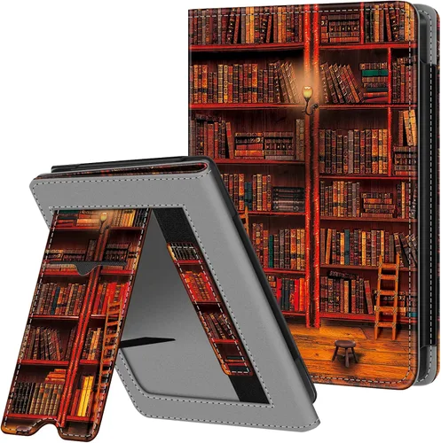 Vista 10 de Funda con soporte Fintie para Kobo Clara Colour (2024) / Clara BW (2024) / 2E (2022) de 6" - Funda protectora de piel sintética premium con función