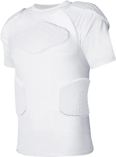 Vista 9 de Protector de costilla de fútbol Protector de pecho acolchado para béisbol fútbol baloncesto