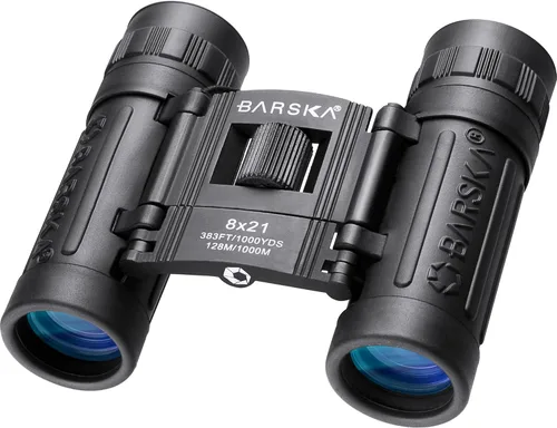 Vista 6 de Barska Lucid View Compact Binoculars – Fully Coated Roof Prism, Center Focus, Lightweight Outdoor Binoculars for Bird Watching, Hiking, and Travel