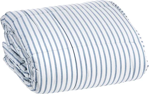 Vista 19 de LINENSPA - Edredón de microfibra hipoalergénico, con relleno sintético, para usar todo el año, tamaño matrimonial, rojo/negro