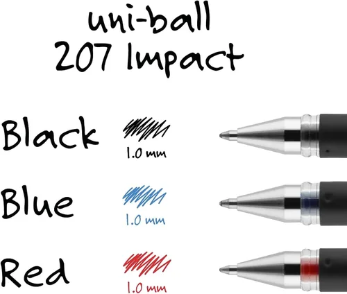 Vista 3 de uni-ball 65808 Recambio para bolígrafo de gel Uni-Ball IMPACT Gel Bold Black Ink 2