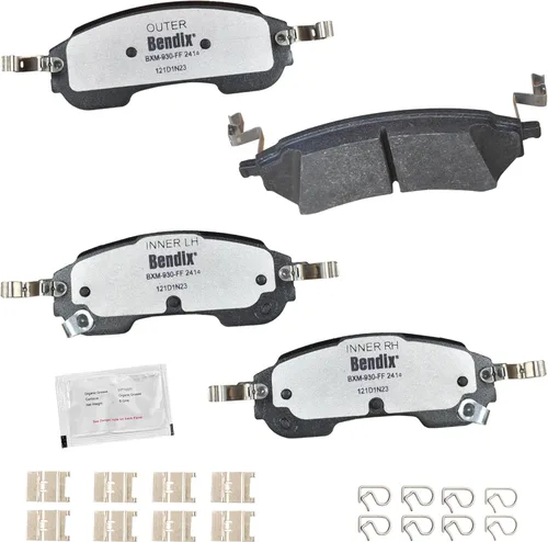 Vista 186 de Pastillas de freno Bendix Fleet Metlok MKD52FM para Apollo, Centurion, Century, Chasis Comercial, Electra, Estate Wagon, GS, 50, 400, 455, LeSabre