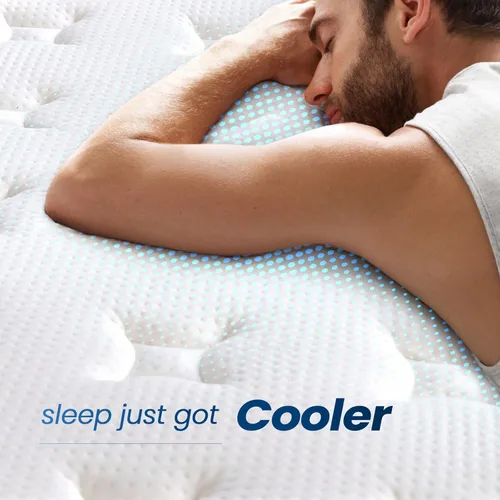 Vista 4 de Coolvie Hybrid Mattress with Gel Memory Foam
