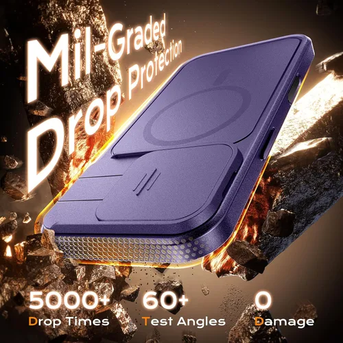 Vista 253 de TOCOL Funda para iPhone 11, compatible con Magsafe, protección completa de cámara, imanes integrados, protección contra caídas, funda translúcida