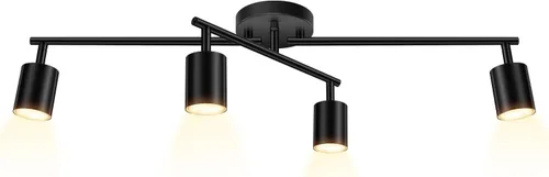 Vista 20 de Kit de iluminación LED de pista BoostArea, aplique monopunto ajustable de montaje empotrado, luz de punto giratoria flexible para cocina, sala