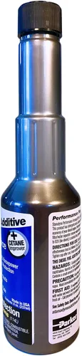 Vista 3 de Rendimiento fórmula uno inyección 8oz., funda de 24 botellas, lleva 30 galones de combustible diesel por botella.