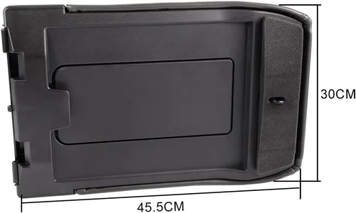 Vista 2 de Nuevo kit de reposabrazos de consola central, compatible con Silverado Avalanche Suburban Tahoe Sierra Yukon/99-07 Cadillac Escalad 99-07, pestillo