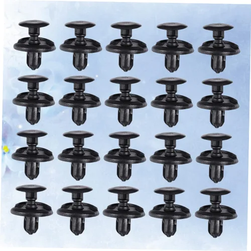 Vista 9 de VICASKY Clips de sujeción de poliformaldehído fuertes remaches tipo empuje para parachoques de coche, 80 piezas, juego de sujetadores de parachoques