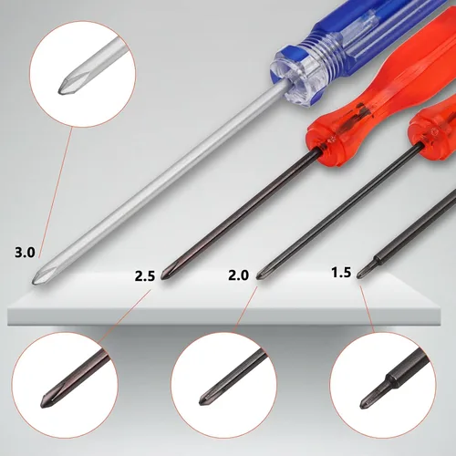 Vista 3 de Video Game Repair Kit, Triwing (Y) 1.5 2.5 3.0 and Phillips PH00 Screwdriver Set, Repair Tool Kit for Nintendo Products for Switch, Wii, DS, DS