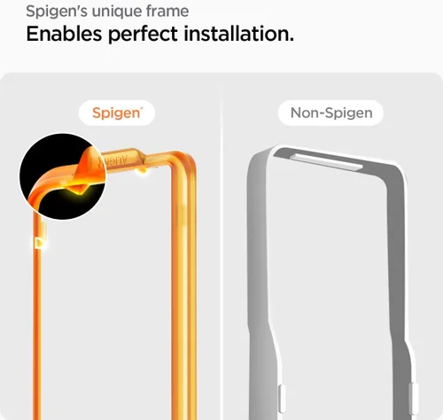 Vista 5 de Spigen Protector de pantalla de vidrio templado [GlasTR AlignMaster] diseñado para Galaxy S23 FE - Paquete de 2