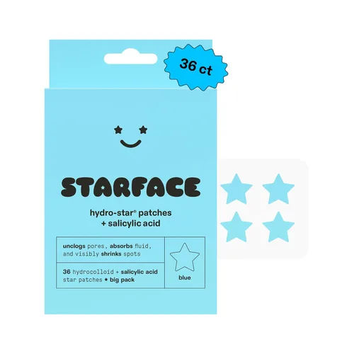 Vista 7 de Starface Hydro-Star + Árbol de té, parches hidrocoloides con aceite de árbol de té a base de plantas, ayuda a reducir naturalmente el aceite