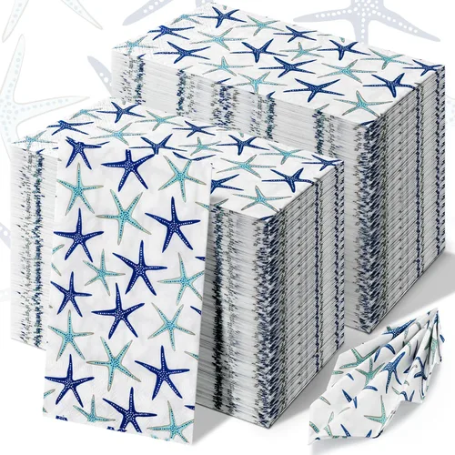 Vista 12 de Seajan 200 servilletas de papel desechables para invitados del 4 de julio, toallas de mano desechables para baño, toallas de invitados desechables