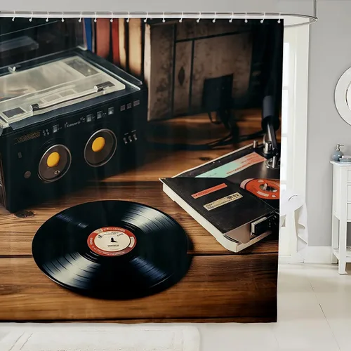 Vista 19 de Erosebridal Lucky 8 Ball Waterproof Bathroom Curtains, Stars and Moon Shower Curtain Celestial Constellation Bath Curtain Minimalist Style Kid’S