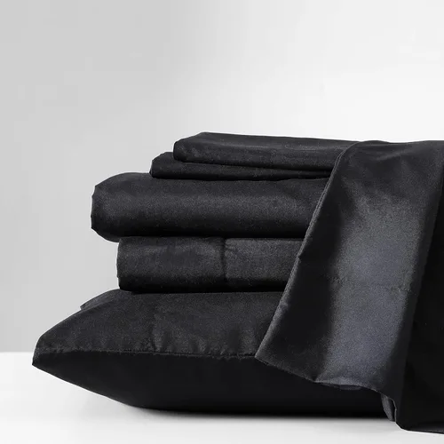 Vista 2 de Kenneth Cole - Solutions - Juego de sábanas Queen de poliéster reciclado suave, 6 piezas, acabado resistente a las arrugas y enfriamiento