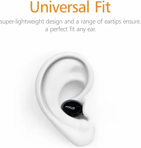 Vista 2 de Auricular invisible inalámbrico pequeño con mini bluetooth de Focuspower F10, con 6 horas de funcionamiento para el carro, con micrófono para iPhone