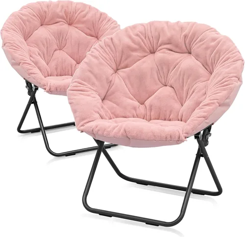 Vista 21 de Magshion Silla de Platillo para Adultos, Cómoda Silla de Descanso para Sala de Estar para Rincón del Dormitorio, Dormitorio Universitario
