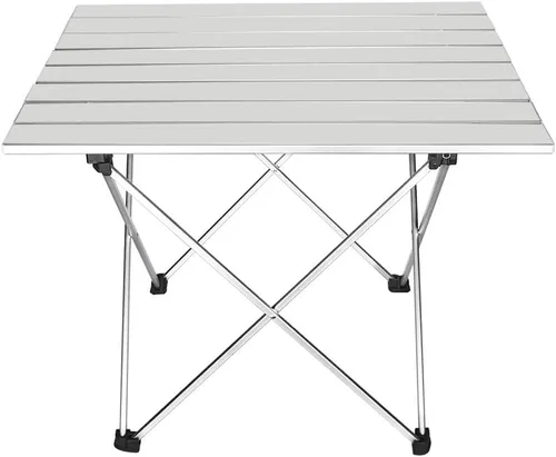 Mesa plegable de aluminio ligera, mesa de campamento portátil, picnic al aire libre, camping, mochilero, playa, patio, mesa plegable plegable