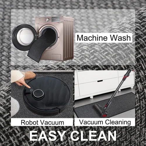 Vista 7 de SUMLANS Tapete de Cocina 1 PCS, Alfombras Acolchadas Antideslizantes para Piso de Cocina, Tapete Corredor Absorbente de Comodidad para Estar de Pie