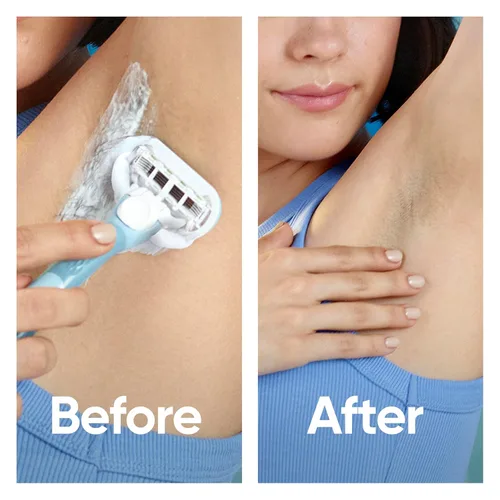 Vista 6 de Gillette Venus Recambios de cuchilla de afeitar extra suaves para mujer, 4 unidades, diseñados para un afeitado suave y cerrado