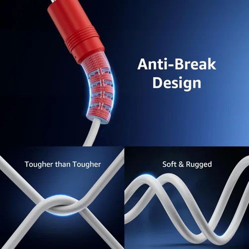 Vista 4 de ANNKE 4 Pack 30M/100ft Cable BNC, Cables de Extensión de Video y Energía para Cámaras de Vigilancia de CCTV, para Sistema de Seguridad DVR, Incluye